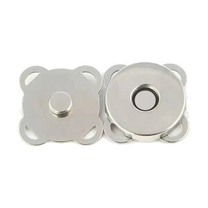 \50%offクーポン有/ マグネットホック 縫い付け式 14mm 18mm 5組セット 磁石 縫い込み 縫い付け 裁縫 マグネットボタン マグネット ハンドメイド ホック 修理 リペア バッグ ポーチ ポケット ボ