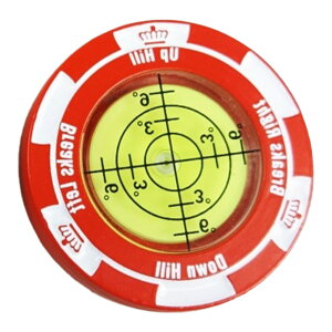 \50%offクーポン有/ゴルフ ゴルフマーカー 1個 水平器マーカー 磁石付き グリーンマーカー ボールマーカー ゴルフ用品 可磁性 磁石 磁気 パッティング ガイド グリーン傾斜 パター練習 景品