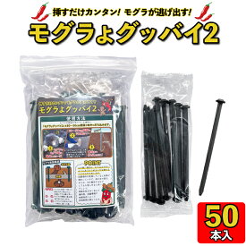 モグラ撃退 モグラよグッバイ2 (50本入）モグラ 退治 もぐら 駆除 モグラよけ モグラ 対策 モグラ駆除 カプサイシン入り忌避剤 きひざい モグラ 退治 唐辛子 モグラ駆除 もぐら 退治 ピン 挿すだけ 農作物被害 畑被害 野菜被害