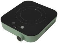 ドリテック IHクッカー ピッコリスト グリーン DI-231GN 【卓上 クッキングヒーター 調理器 IH 小型 コン…
