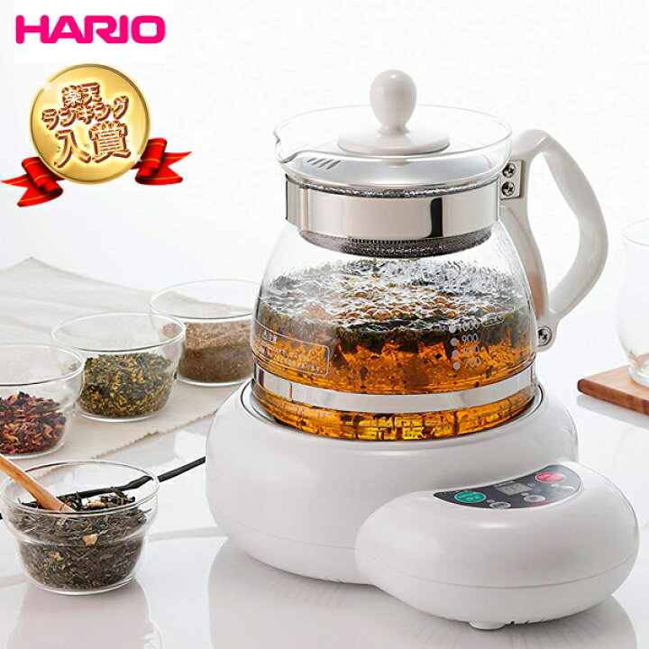 楽天市場】送料無料 ハリオ マイコン煎じ器3 1,000ml HMJ3-1000W 