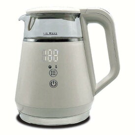 ヒロコーポレーション 温度調節機能付き 電気ケトル 1.0L ホワイト KTK-10 WH 【家庭用 温度調節機能 保温機能 保温 空焚き防止 温度調節 メモリー機能 空焚き防止】