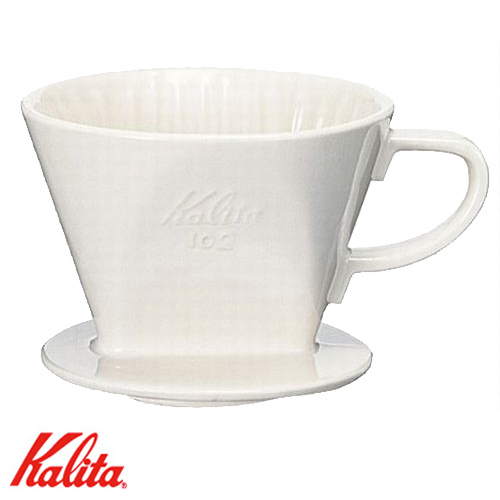 カリタ　陶器製コーヒードリッパー　102-ロト　2〜4人用 02001