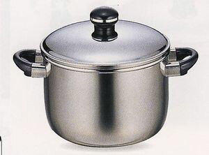 オブジェ 蒸し器 22cm 宮崎製作所 OJ-7-6【鍋 両手鍋 浅型 IH対応 IH 100V 200V Objet 22cm ステンレス 日本製】  | 鍋・やかん 通販 | ホームセンターのカインズ 宮崎製作所｜MIYAZAKI SEISAKUSHO OJ-7S-M op蒸し器22cm用