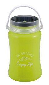 パール UK-4044 フローティングLEDランタン type2 ソーラー&USB充電式 グリーン キャプテンスタッグ ソロキャンプ おしゃれ 台風対策 アウトドア バーベキュー 焚き火 キャンプ用品 BBQ小物