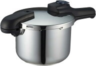 送料無料 パール金属 クイックエコ ステンレス圧力鍋4.5L H-5041