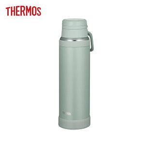 サーモス キャリーループ付き 真空断熱ケータイマグ 1.0L アッシュグリーン JOY-1000 ASG 【THERMOS ステンレスボトル 魔法びん構造 食洗機対応 スポーツドリンクOK 保冷 持ちやすい 痛くない】