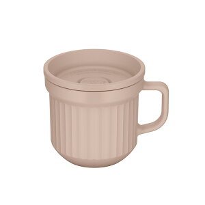 サーモス DJU-220 AMBE 蓋付きスープマグ アーモンドベージュ 220ml 電子レンジOK/冷凍保存OK/食洗機対応/お弁当/マグカップ