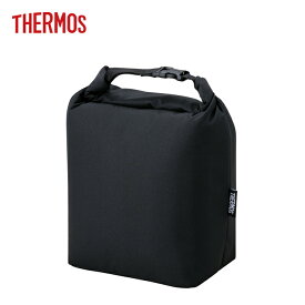 サーモス 保冷ロールトップバッグ 5L ブラック RFK-005 BK 【THERMOS 保冷 エコバッグ ペットボトル 5本 折りたたみ コンパクト 保冷剤 熱中症対策】