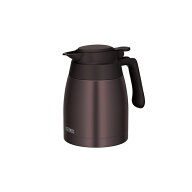サーモス ステンレスポット 1L ブラウン TTG-1000 BW 【THERMOS 保温 保冷 軽い 軽量 魔法瓶 ワンタッチ …