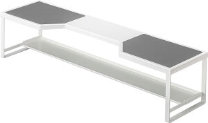 山崎実業 KT-PL EP S WH 5651 コンロ奥ラック プレート 排気口カバー付き 60cmコンロ用 ホワイト