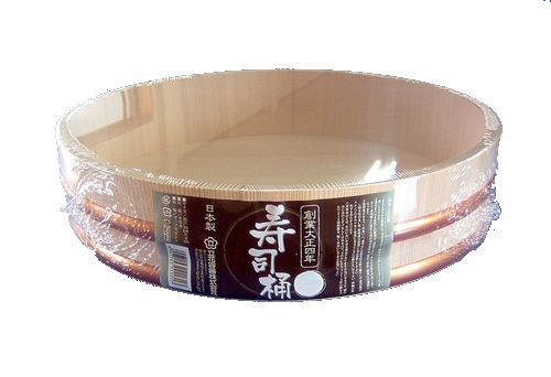 立花容器 日本製 すし桶 （飯切） 30cm 4合用
