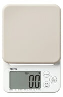 タニタ デジタルクッキングスケール 2kg グレー KJ-222 GY 【TANITA はかり KJ222 計量 正確 精密 コンパ…