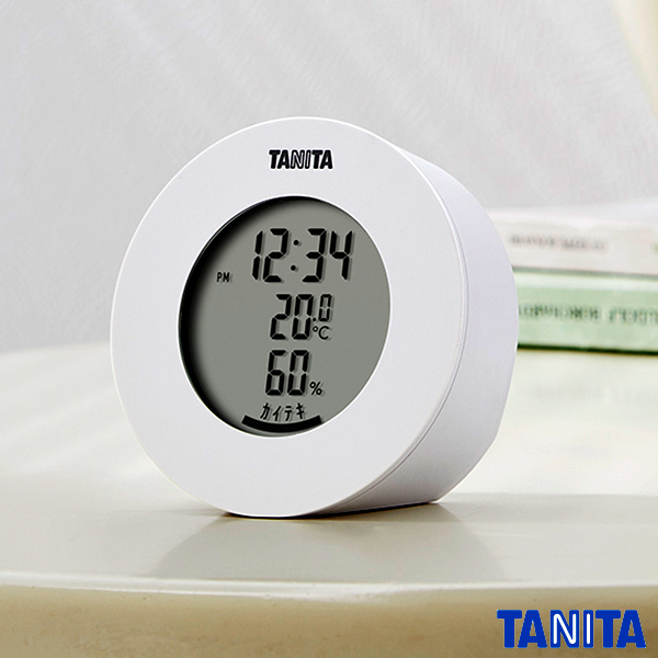 マグネット付 置き式 温湿度計 送料無料 永遠の定番モデル マーケット ホワイト TT585WH タニタ デジタル温湿度計