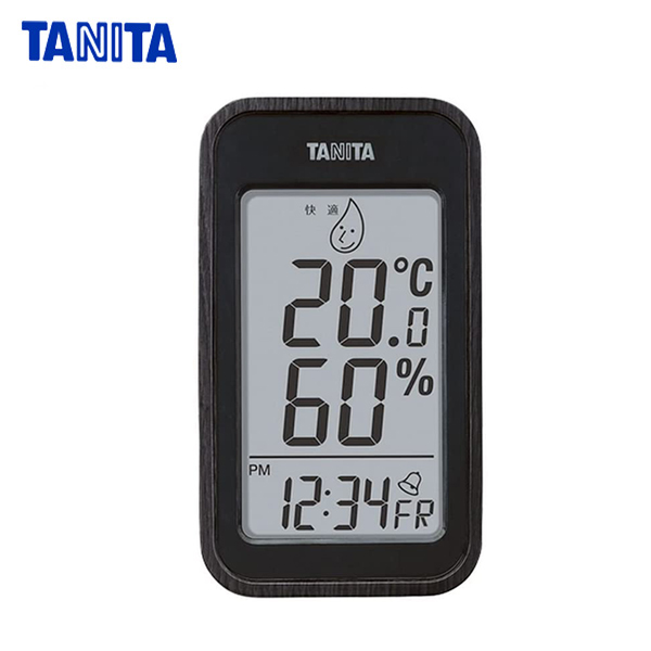 快適レベル表示目覚ましアラーム付き ３ＷＡＹタイプ 送料無料 タニタ TT572BK 海外限定 2021人気の デジタル温湿度計 ブラック