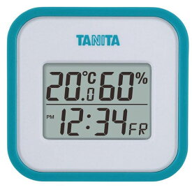 送料無料 タニタ　デジタル温湿度計 ブルー TT-558BL
