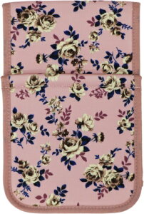 ヨコズナ ピースローズ ペーパーホルダーカバー ピンク 【トイレファブリック トイレタリー ストック 収納 薔薇 花柄 洗濯可能 おしゃれ 新生活】