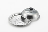 【送料無料】ヨシカワ 見える！ フライパン用蒸し器 20cm〜22cm YJ3211