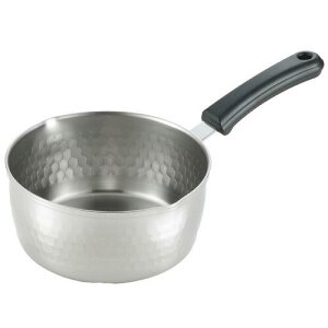 ヨシカワ 味壱 ステンレス雪平鍋 15cm 1.3L SJ3411 IH対応 ガス火対応 【日本製 ステンレス 国産 燕三条 両口 片手鍋】