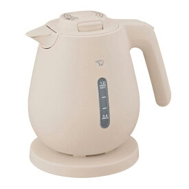 象印 電気ケトル 1.0L ライトベージュ CK-DC10 CM 【ZOJIRUSHI ケトル すぐに 沸く スピード ロック 安全】