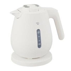 象印 電気ケトル 1.0L ホワイト CK-DC10 WA 【ZOJIRUSHI ケトル すぐに 沸く スピード ロック 安全】