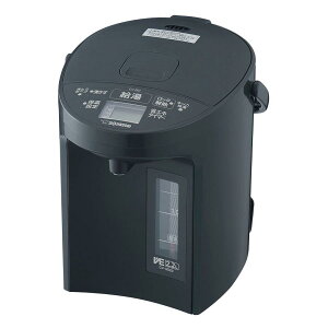 象印 VE電気まほうびん 2.2L ソフトブラック CV-GD22 BM 【ZOJIRUSHI 電気ポット 電動 ポット 優湯生 ゆうとうせい マイコン 沸とう 省エネ 節電 モデル】