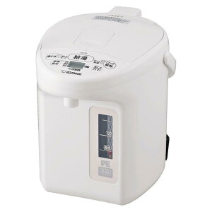 象印 VE電気まほうびん 2.2L ホワイト CV-TF22 WA 【ZOJIRUSHI 電気ポット 電動 ポット 優湯生 ゆうとうせい マイコン 沸とう 省エネ 節電 モデル】