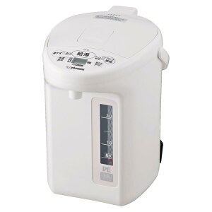 象印 VE電気まほうびん 3.0L ホワイト CV-TF30 WA 【ZOJIRUSHI 電気ポット 電動 ポット 優湯生 ゆうとうせい マイコン 沸とう 省エネ 節電 モデル】