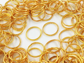 【2点以上まとめ買いで得得】 丸カン　ゴールド　12mm　200個　マルカン　金具　基礎金具　手芸用　基礎パーツ　キーホルダーパーツ　キーホルダー金具　ハンドメイドパーツ　アクセサリーパーツ　（AP0580）