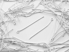 【2点以上まとめ買いで得得】 9ピン　40mm　シルバー　白銀　200本　アクセサリー　パーツ　金具　丸カン　Tピン　金具　丸ピン　ビーズ金具　チャーム金具　基礎パーツ　ハンドメイドパーツ　手芸パーツ　AP1015