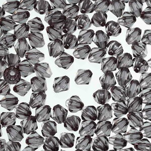 \本日ポイント5倍/【まとめ買いがお得】 ソロバンビーズ 5mm 1000個 セット 黒 ブラック 穴あり そろばん ビーズパーツ ハンドメイド 手芸 材料 ロンデルビーズ ストラッ