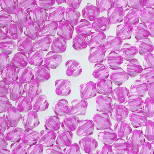 \本日ポイント5倍/【まとめ買いがお得】 ソロバンビーズ 5mm 1000個 セット 紫 パープル 穴あり そろばん ビーズパーツ ハンドメイド 手芸 材料 ロンデルビーズ ストラッ