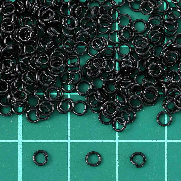 楽天市場 丸カン 3mm 黒 1000個 ブラック 小さめ マルカン 金具 キーホルダー ストラップ アクセサリー パーツ ハンドメイド 手芸 Ap2548 Kkfn