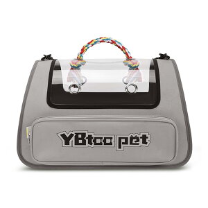 猫用キャリーバッグ ペット ポケット付き 小型犬 犬猫用 犬キャリーバッグ ダブルファスナー 透明な窓 軽い お出かけ便利 本能的に落ち着