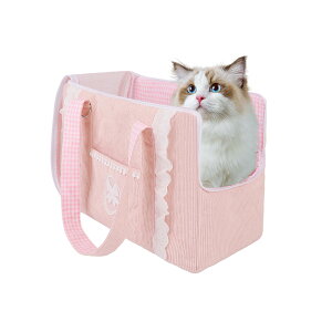 ペット キャリーバッグ 小型犬 猫用 底板付き ショルダー 手提げキャリーバッグ 通気性 2WAY ペットトートバッグ 可愛い 折り畳み お出