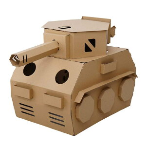 組立品 DIY 段ボール紙 おもちゃ ダンボール戦車 3Dおもちゃ 安全無毒 クリエイテ ィブ 親子 子供用 誕生日 クリスマス プレゼント 7~14