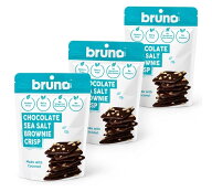 ブルーノ クリスピー 【 シーソルト ブラウニー 】 60g ×3袋 チョコレートブラウニー シーソルトブラウ…