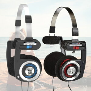 Koss PortaPro �w�b�h�z�� �R�X �|�^�v�� �L�� �P�[�X�t�� Black / redhot(�k������J���[�j���s�A���i