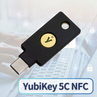 Yubico セキュリティキー YubiKey 5C NFC USB-C ユビキー FIDO2 WebAuthn U2F 2段階認証 高耐久性 耐衝撃…