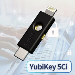 y9/5聚Gg[2l1lSz|CgobNz Yubico ZLeBL[ rL[ 5Ci F YubiKey USB-C Type-C Lightning h~ U2F FIDO2 WebAuthn Ή ؖ X}[gJ[h ubN A