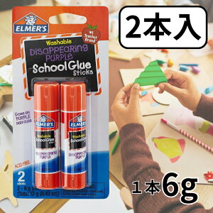 G}[Y XeBbN̂ Washable School Glue Stick p[v 6g 2{pbN E522 Ai