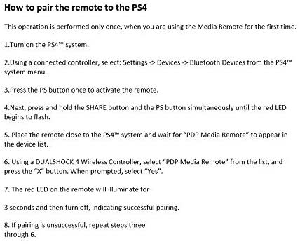 楽天市場】PS4／PS5対応 PDP メディアリモコン BD TV 最新型 PDP