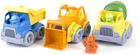 Green Toys (グリーントイズ) コンストラクショントラック 3個セット 乗り物　おもちゃ【輸入品】