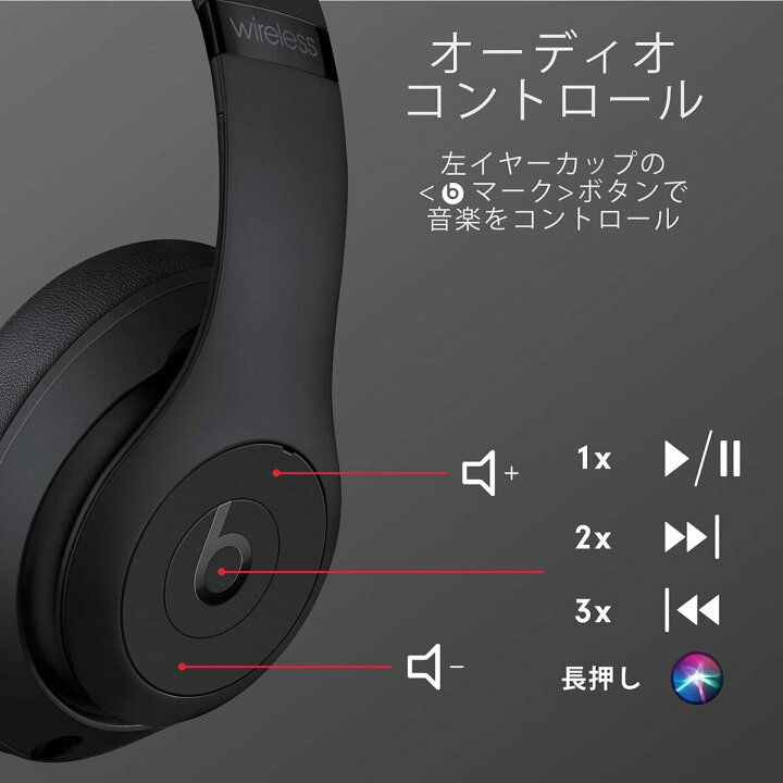 楽天市場】Beats Studio3 ビーツ スタジオ3 ワイヤレス ノイズキャンセ  