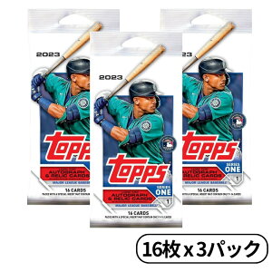 gbvX 2023 V[Y1 x[X{[ W[[O J[h eCpbN Jĕ MLB Topps Series 1 Baseball Retail Pack 16 3pbN BOX Ai