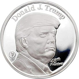 トランプ 大統領 メダル ドナルドトランプ Donald Trump 純銀 記念硬貨 硬貨 第45代大統領 アメリカ 銀メダル シルバー 1トロイオンス 1oz USA MMX 輸入品