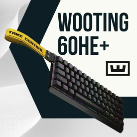 【7/10限定★エントリーで2人に1人全額ポイントバック】Wooting 60HE+ ノートパソコン ゲーミング キーボード ARM ANSI-US PBT Lekker Linear 60% 60キー US配列 ラビットトリガー 60HE アナログ入力 ショートカット切り替え 輸入品