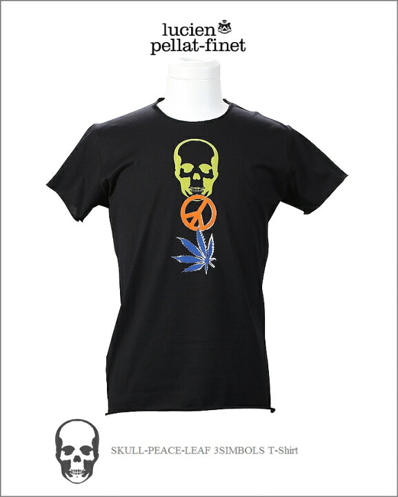 楽天市場】ルシアンペラフィネ 3シンボル Tシャツ スカル リーフ 