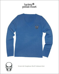 ���V�A���y���t�B�l�ylucien pellat-finet�hSunglasses-Skull.Cashmere.Knit�hLt.blue�z�y�T���O���X.�X�J��-�J�V�~���j�b�g�h�����p�z