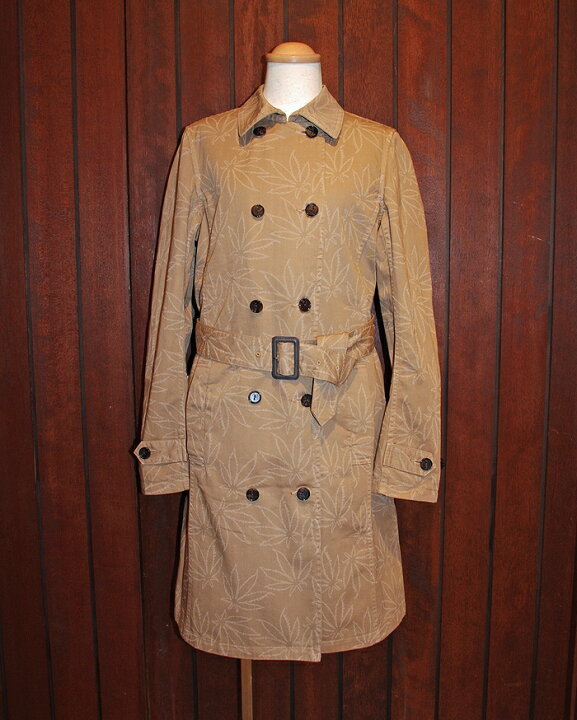 楽天市場】ルシアンペラフィネ トレンチコート サファリ リーフ柄 